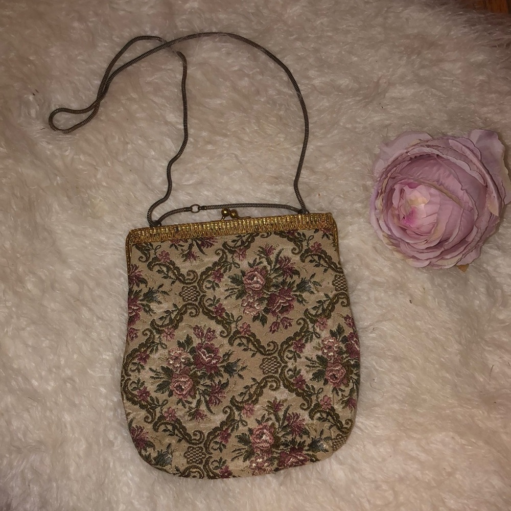 Vintage West Germany Tapestry Purse - Picture 1 of 5
